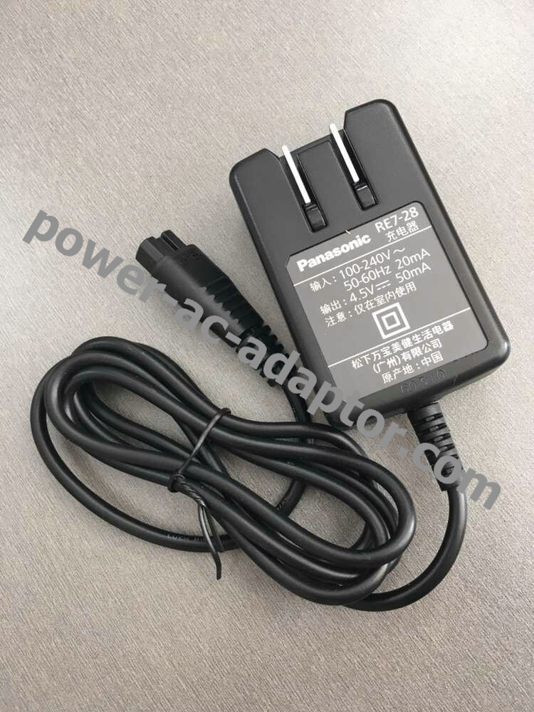 Original 4.5V 500MA Panasonic ES5821S RE7-28 AC Adapter power